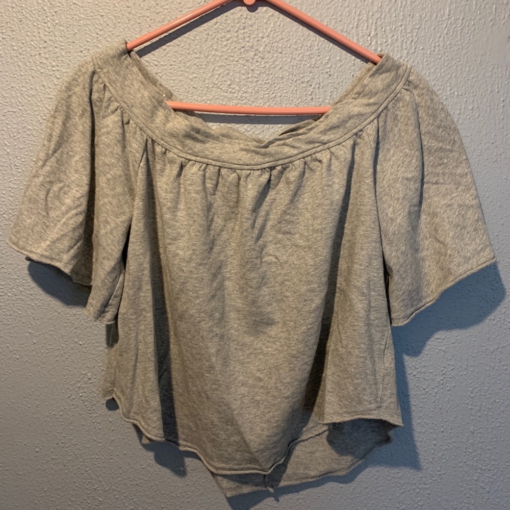 Elodie Women’s Off the Shoulder Sweatshirt Top